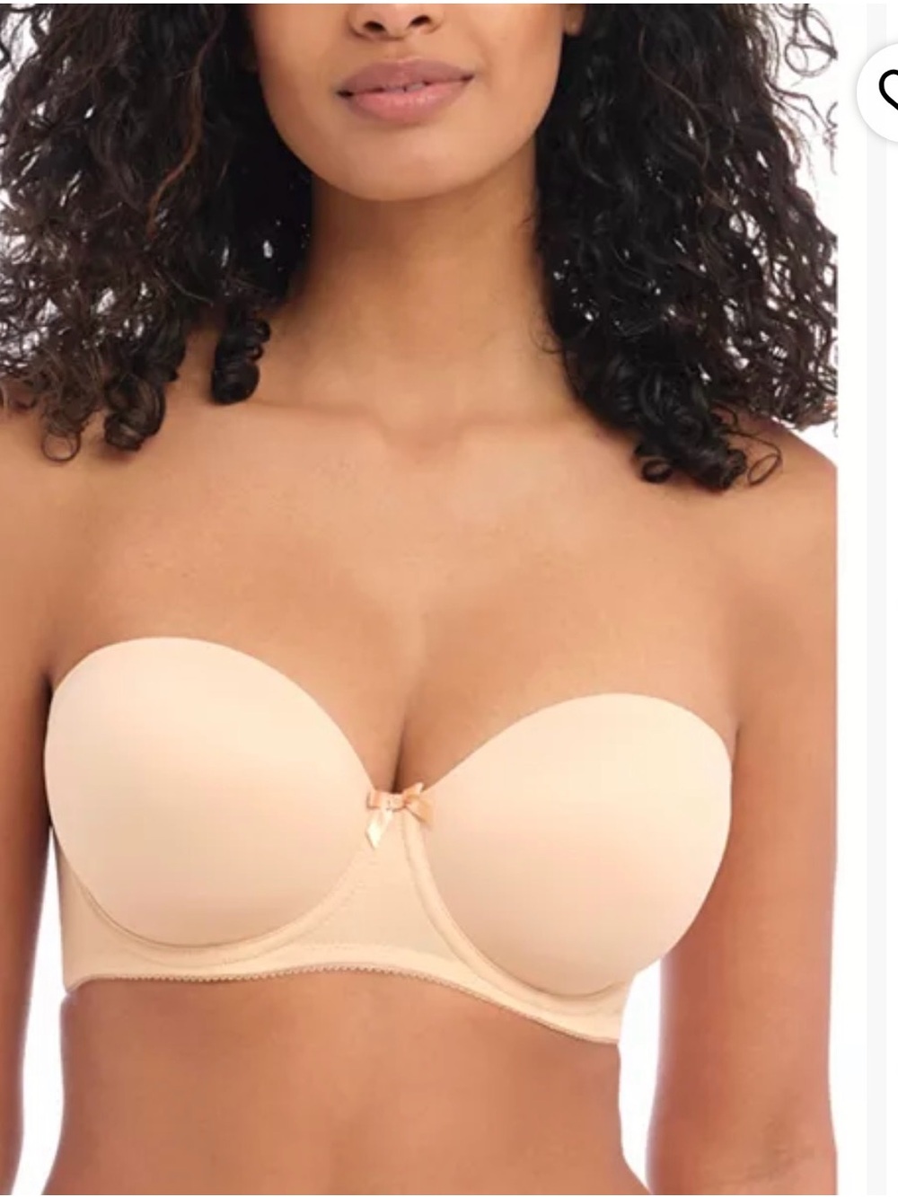 Freya Nude Strapless Deco Bra 30G